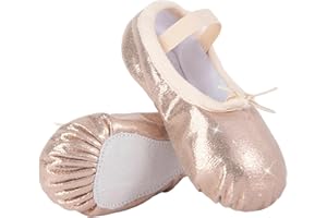 Tancefair Chaussure de Ballet Classique Paillettes Chaussures de Danse Ballerine Danse Chaussures Pilates Yoga Gymnastique Chaussons pour Filles Femmes