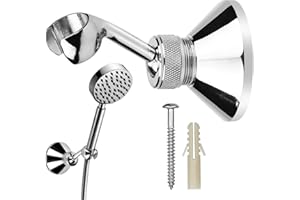 BLUESEABUY Słuchawka prysznicowa, uchwyt na słuchawkę prysznicową, regulowany uchwyt prysznicowy do słuchawki prysznicowej, do łazienki