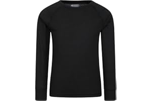 Mountain Warehouse Talus Kids Base Layer Top - Breathable & Lightweight, Moisture Wicking, Boys & Girls - Autumn, Winter, Outdoors, Travelling & Hiking
