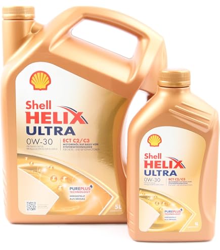 Shell Helix Ultra ECT C2/C3 0W-30 Engine Oil 1 Litre : Amazon.com