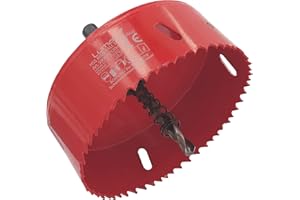 Lumare Sega Universale 120mm | Punta per Trapano Bimetallico in Acciaio ad Alta Velocità | Attacco Professionale - Alluminio, Legno, Ottone e Altro | Avvitatore a Batteria o Trapano