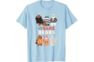 Cartoon Network We Bare Bears Halloween Costumes Maglietta