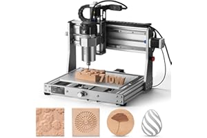 SainSmart Genmitsu 3020 PRO Ultra - Kit de enrutador, grabador totalmente metálico, eje mejorado de 710 W para metal, madera, ventilador de placa base integrado, área de trabajo 11.8 x 8.1 x 3.1