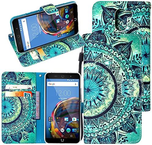 Swift 2 Case, Swift 2 Plus Case, Cmid PU Leather Wallet Case Flip Book Style Protective Cover with [Card Slot][Magnetic Closure][Kickstand][Wrist Strap] for Wileyfox Swift 2 / Swift 2 Plus 5.0 inch (A-03)