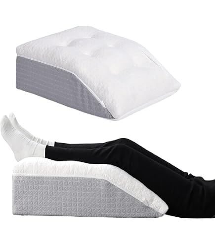 Cuscino Gambe Gonfiabile - Supporto Ergonomico 45° Per Circolazione E Sonno Migliore