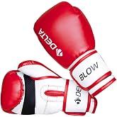 Delta Blow Dura-Strong Boxing Gloves, Red
