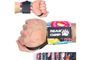 BEAR GRIP Impugnatura per orsetto, edizione speciale, per sollevamento pesi di alta qualità, confezione da 2