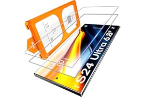 L K LϟK 2 Pièces Verre Trempé pour Samsung Galaxy S24 Ultra Protection Ecran [Facile à installer, sans Bulles et Haute définition]