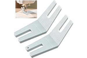 AONAYO 2er-Pack Hebamme NäHhilfe,HöHenausgleich NäHmaschine,NäHwerkzeuge NäHfuß,Pullover Nahtzugabe Hilfe,NäHen NäHen ZubehöR,Obertransportfuß NäHmaschinen ZubehöR,FüR NäHmaschine W6,Grobjean Und Saum Usw