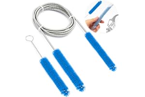 CPAP Rörrengöringsborste, rengöringsset för slangar och masker, borstar 15 mm och 19 mm diameter, effektiv slangrengöring för hygien och skötsel
