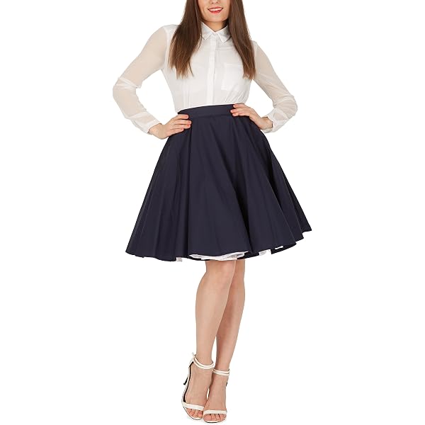 NET TOYS Jupe Années 50 Rockabilly Jupon avec Écharpe Pointillée Petticoat Polka Dots Rock'n'Roll Sixties Déguisement Années 50 Accessoire