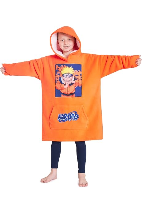 Sweat à Capuche Naruto Name It - Pour Garçon - 70% Coton, 30% Polyester