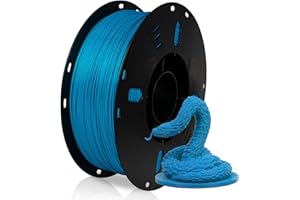 VOXELAB FilaBees 3D Printer Filament PLA Filament 1.75mm, Neatly Wound 3D Printing Filaments for Most FDM 3D Printer, Dimensional Accuracy +/- 0.02mm, Strong Toughness, Vacuum Packaging, PLA Light Blue
