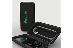 GlocalMe Bolsa grande con bolsillo de malla para cables u otros 5G Mobile Hotspot Numen Air Funda protectora