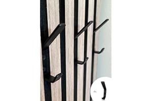 Vleugel Pannelli acustici, doppio gancio per pannelli a parete, fissaggio a vite (4)