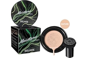 MORI KAMEI BB Cream for Mushroom Head Cushion Covers Facial Defects Brightens Long-term Moisturizing Natural Naked Foundation Even Skin Foundation (Natural Color)