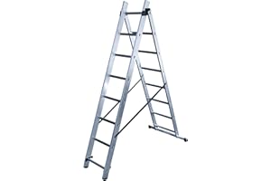 Hailo 1416-501 Echelle en Alu 2 Plans 8 échelons