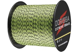 Dorisea - Filo da pesca in treccia estrema 100% Pe, 300 m, lunghezza 300 m, lunghezza 2,7-249,5 kg, filo da pesca, resistente all'abrasione, incredibile superline Zero Stretch diametro piccolo