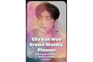 Cha Eun-woo Drama Weekly Planner: segna ogni settimana i drama in visione su questo Diario con Cha Eun-woo
