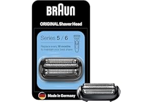 Braun Serie 5 53B, Testina Braun Serie 5 ORIGINALE Per Rasoio Elettrico Barba, Recupera il 100% Delle Prestazioni Del Tuo Regolabarba Uomo, Compatibile con i Rasoi Series 5 e 6