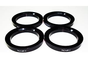 4 CENTRADORES DE LLANTA 74.1-57.1 AROS PARA LLANTAS ATS AVUS BINNO CMS DBV INFINY JAPAN RACING MAK PLW PROLINE RH SCHMIDT WSP ITALY