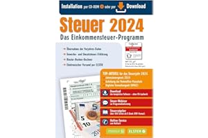GENERISCH ALDI STEUER 2024 für Steuererklärung 2024 am PC. ELSTER Klare Strukturiert Steuerprogramm Download Code Inklusive.(CD-Rom & Download)Neu und OVP