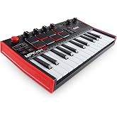 Akai Professional MPK Mini Play MK3 - MIDI Klavye Controller Dahili Hoparl&ouml;r ve Dinamik 25 Tuş Yatağı, MPC Pedleri ve Yazılım