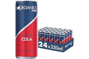 Organics by Red Bull Simply Cola, 24 x 250 ml, Dosen Bio Getränke 24er Palette, OHNE PFAND