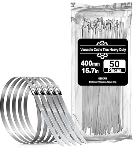 200 STKS Metalen tie Wrap Gun Kit, Grasomtools Roestvrij Staal Kabel Tie Gun Verstelbare Span- en Snijgereedschap met 200 STKS 304 Zelfborgende RVS