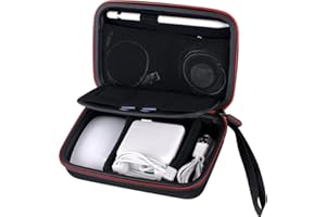 ‎SMATREE Smatree Kabeltasche Harte Tasche für Magic Mouse,Magsafe Duo Charger/Netzteil/Externe MagSafe Batterie, Magnetic Lade Kable,Pencil,Spielkarte,Lightning auf USB Kamera-Adapter,andere kleine Zubehör