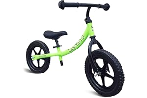 Banana Bike Balance Bikes for Kids Ages 1-5 - 29 cm Toddler Bikes with 12 Inch Wheels - Lightweight Baby Balance Bike for Boys and Girls - Easy to Ride First Bicycle for Outdoor Fun and Learning