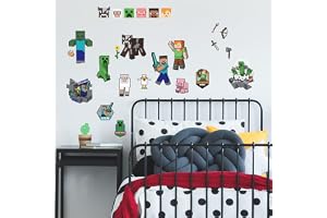 RoomMates RMK5366SCS Minecraft-karaktärer skala av och klistra på väggdekaler