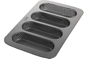 RBV BIRKMANN Birkmann Piastra Antiaderente Stampo da Forno, Acciaio, Grigio Scuro, 34,7 x 21,5 x 3,08 cm