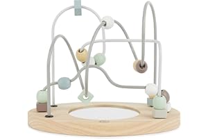 BIECO | Bola Laberinto | Juguete Educativo de Madera para Bebés 1 Año | Ábaco Infantil | Juego Laberinto