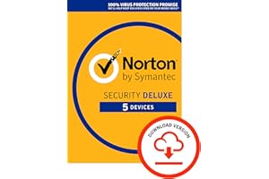 SYMANTEC Norton Security Deluxe 2019 | 5 Devices | Antivirus included | PC|Mac|iOS|Android | Auto-Renewing subscription