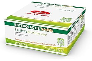 Enterolactis Bevibile, confezione da 36 flaconcini 10 ml, gusto fragola: fermenti lattici, probiotici, supporto all'equilibrio della flora intestinale, anche in gravidanza e allattamento