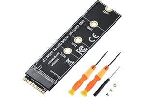 YBBOTT M.2 NVMe SSD to 12+16Pin Upgrade Adapter for MacBook Air (2013-2017 Year) A1465 、A1466 and Mac Pro A1398 、A1502 (Late 2013-2015 Year)