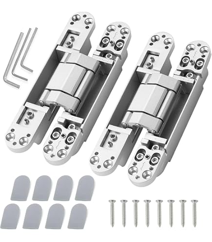 Black) Sugatsune Adjustable 3-way Concealed Door Hinges on