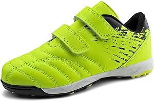 JABASIC Zapatos de fútbol para niños al aire libre interior fútbol entrenamiento césped Cleat zapatillas