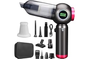 DEUKNICE Handheld Vacuum Cleaner, 22000Pa Powerful Car Vacuum Cleaner Cordless, Rechargeable Portable Air Duster, Mini Lightweight Vacuum for Car, Home