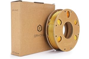 PLA filament 1.75mm Silk, ENISINA Filament PLA Brillant pour imprimante 3D FDM,Précision Dimensionnelle +/- 0.03mm,200g / 7.06oz（Noir & Or foncé ）