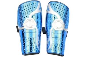 JUVEL Espinilleras de fútbol para jóvenes,1 par de Leggins de fútbol Protector de Tobillo de fútbol Ligero y Transpirable para niños de 6 a 12 años Proporciona protección General para Las piernas del niño