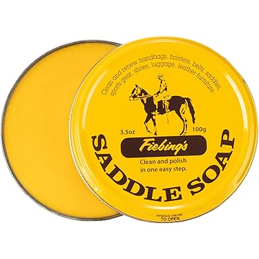 Saddle Soap For Leather, 100g Car Seat Maintenance Cream