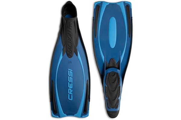 Cressi Reaction Pro - Palmes chaussante de Apnée/Snorkeling/Plongée
