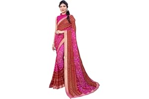 Yashika Georgette Damen Saree