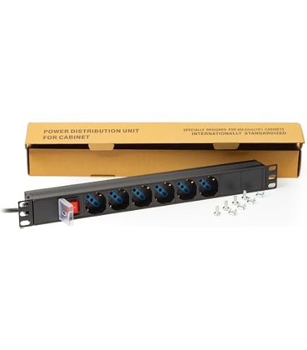 Rack Mural 19" 6U Avec Porte En Verre - Armoire Réseau Légère Pour équipements Informatiques Et Télécoms
