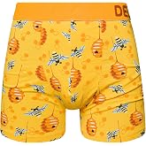 Dedoles Men's Boys Underwear Cotton Funny Designs | Cotton 95%, Breathable, Absorbent, Comfortable, Christmas Gift, Dinosaurs