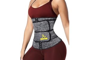 SEXYWG Sweat Waist Trainer Belt Women - Sauna Waist Trimmer Slim Shaper Band Girdle Fitness Double Straps Corset Cinchers Belly Wrap