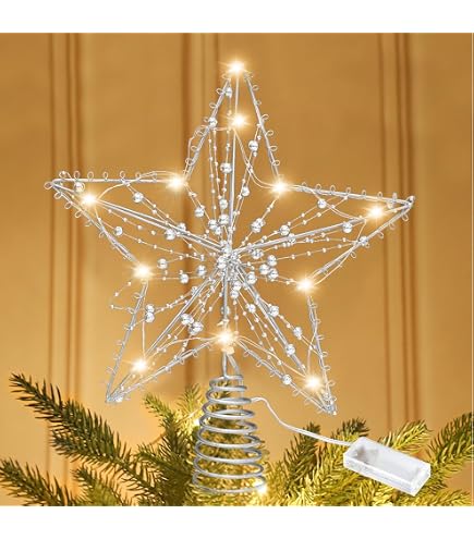 Decorazione di Natale LED 3 Coni in Rattan Neve 80 cm - Luci a Batteria