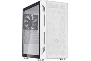 SILVERSTONE TECHNOLOGY Silverstone Fara H1M, Blanco, Cristal Templado, Chasis Gaming Micro-ATX Elegante y Diferente, SST-FAH1MW-G